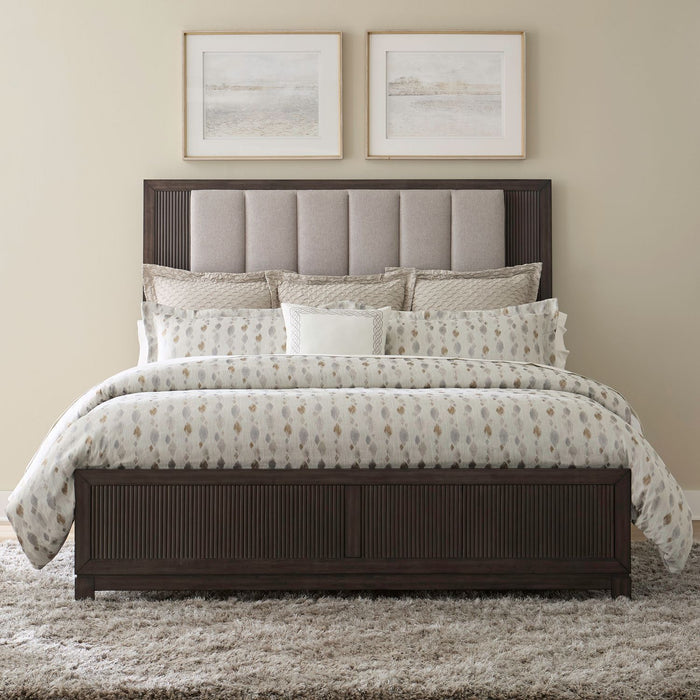 Modern Edge - Upholstered Bed – Upholstered Beds by Liberty Furniture at Furniture Wholesale Plus , Nashville furniture store