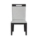 Transcend - Dining Side Chair With Fabric (Set of 2) - Charcoal And Light Gray – Chair Sets by Elements International at Furniture Wholesale Plus , Nashville furniture store