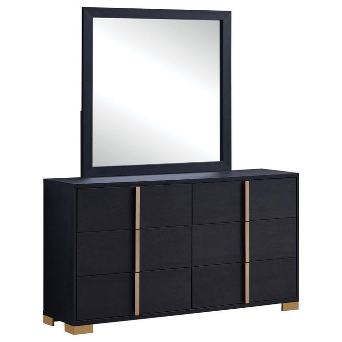 Marceline - 6-Drawer Dresser With Mirror – Dresser & Mirror by Coaster Fine Furniture at Furniture Wholesale Plus , Nashville furniture store