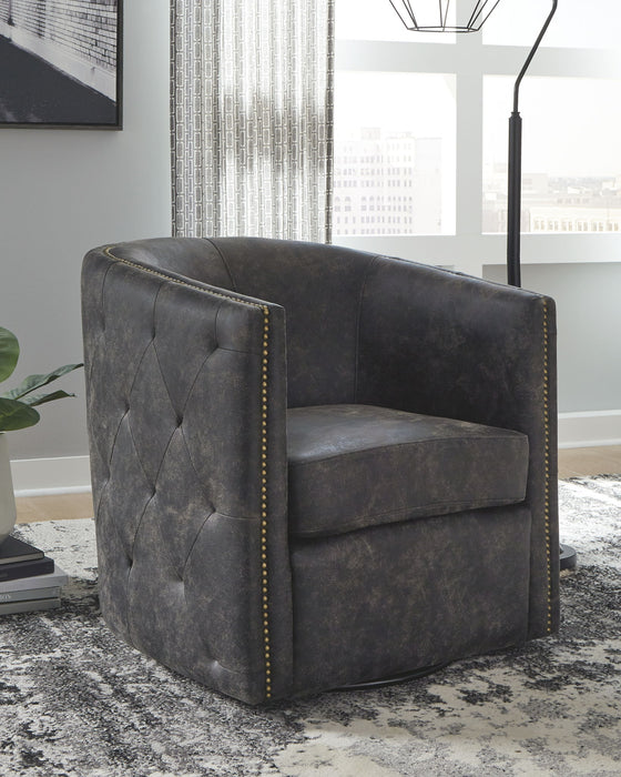 Brentlow - Swivel Accent Chair - Premium Swivel Chairs from Signature Design by Ashley® - Just $468! Shop now at Furniture Wholesale Plus  We are the best furniture store in Nashville, Hendersonville, Goodlettsville, Madison, Antioch, Mount Juliet, Lebanon, Gallatin, Springfield, Murfreesboro, Franklin, Brentwood