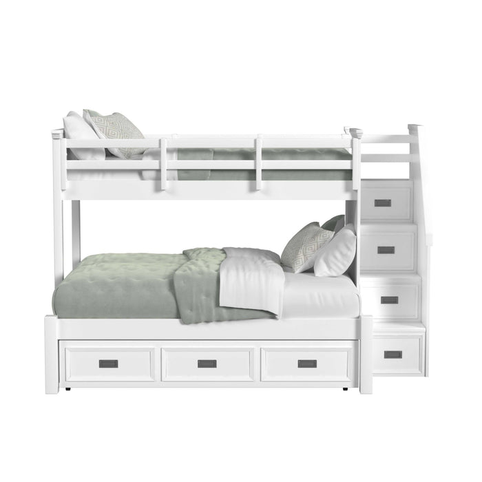 Hampton Kids - Bunk With Staircase And Trundle – Bunk Beds by Elements International at Furniture Wholesale Plus , Nashville furniture store