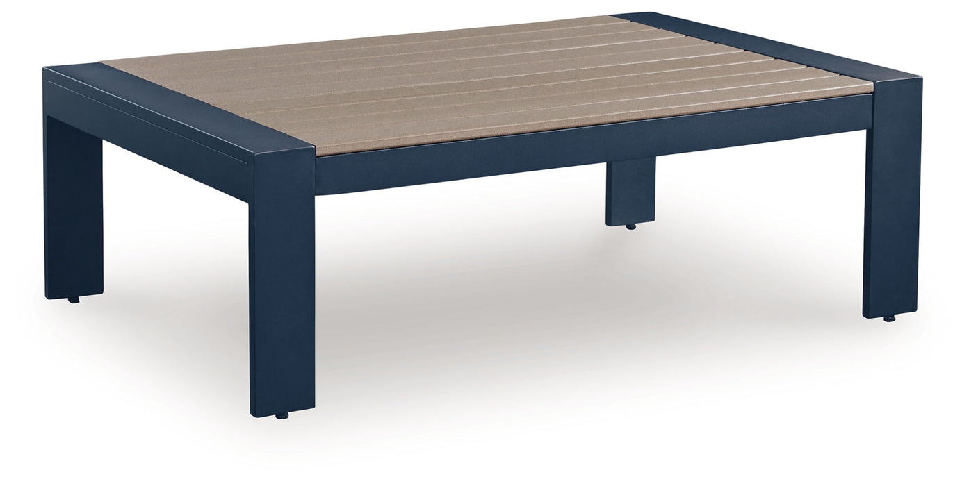 East Beach - Blue - Rectangular Cocktail Table – Coffee Tables by Signature Design by Ashley® at Furniture Wholesale Plus , Nashville furniture store