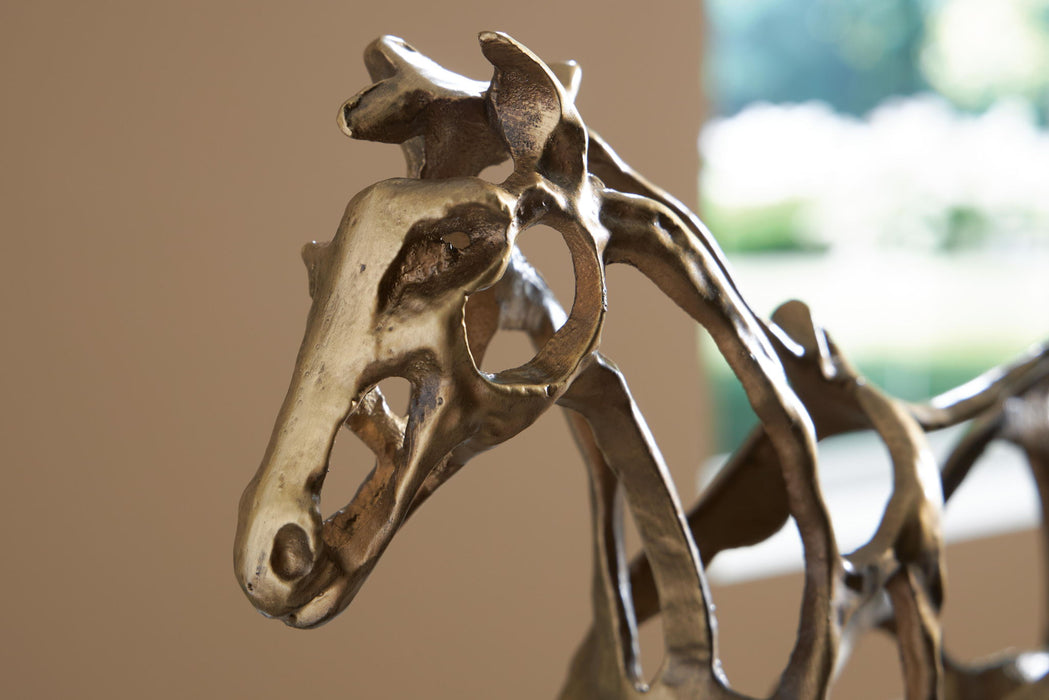 Grainville - Sculpture - Antique Gold Finish – Sculptures & Figurines by Signature Design by Ashley® at Furniture Wholesale Plus , Nashville furniture store