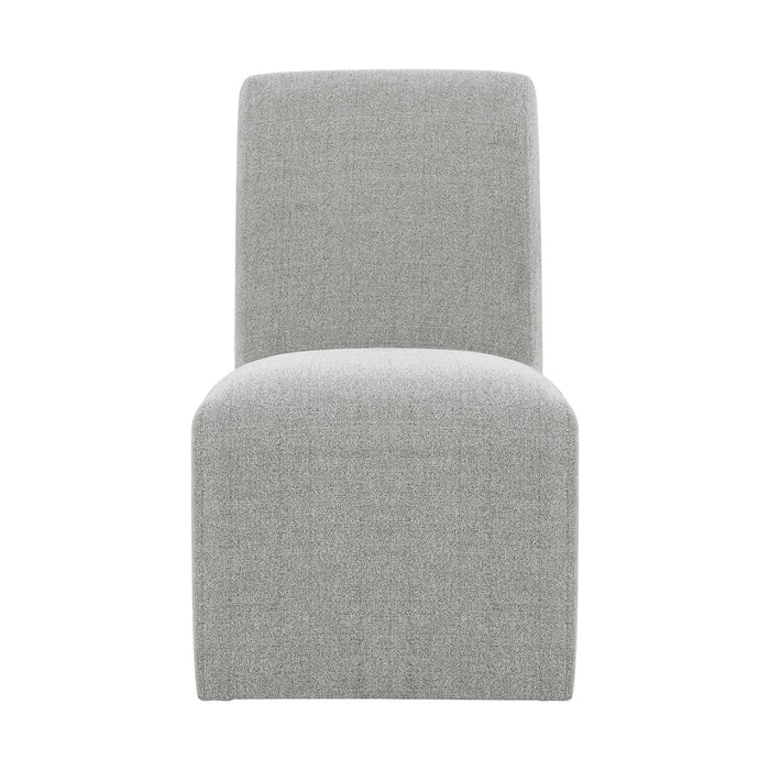 Nero - Upholstered Side Chair (Set of 2) - Gray – Chair Sets by Elements International at Furniture Wholesale Plus , Nashville furniture store