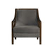 Hopkins - Chair With Brown Arm – Arm Chairs by Elements International at Furniture Wholesale Plus , Nashville furniture store