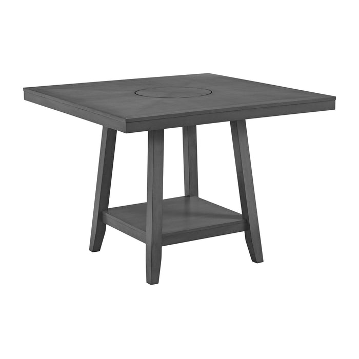 Seneca - Square Counter Table With Lazy Susan – Counter Tables by Elements International at Furniture Wholesale Plus , Nashville furniture store