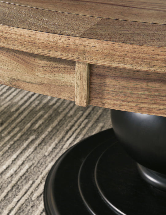 Ridgester - Dining Table - Light Brown – Dining Tables by Benchcraft® at Furniture Wholesale Plus , Nashville furniture store