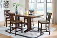 Rylandeen - Counter Height Extension Dining Table Set – 5 Piece Dining Room Sets by Signature Design by Ashley® at Furniture Wholesale Plus , Nashville furniture store