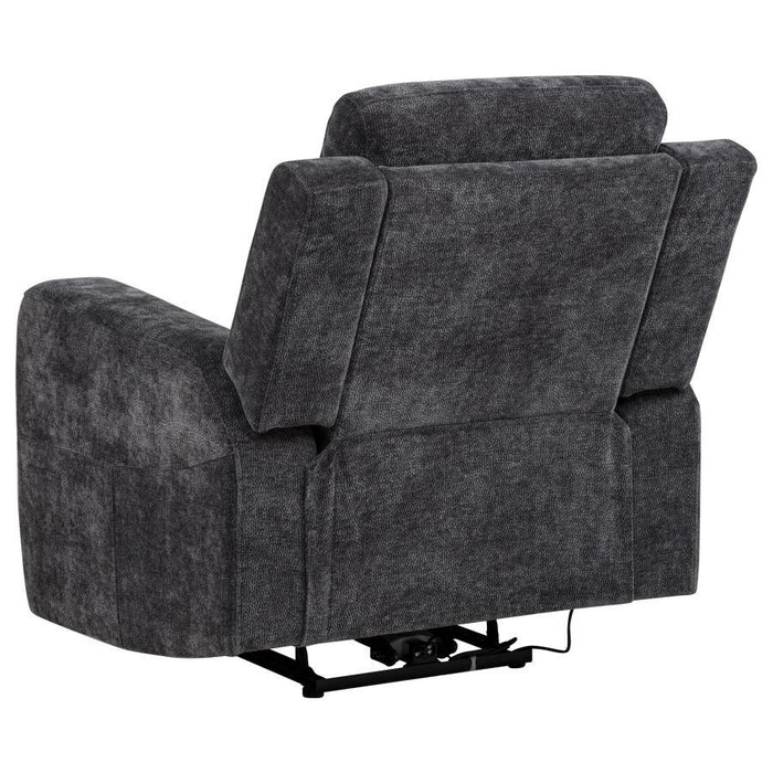 Kennett - Chenille Upholstered Power Recliner Chair – Reclining Chairs by Coaster Fine Furniture at Furniture Wholesale Plus , Nashville furniture store