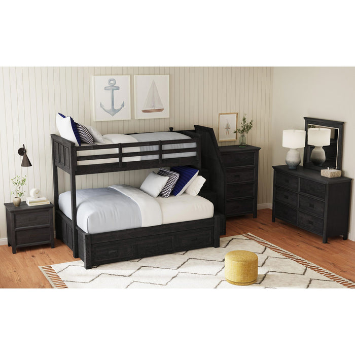Hampton Kids - Bunk With Staircase And Trundle – Bunk Beds by Elements International at Furniture Wholesale Plus , Nashville furniture store