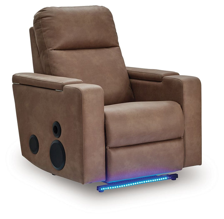 Lorrenton - Glider Power Recliner With Audio System - Caramel – Glider Chairs by Signature Design by Ashley® at Furniture Wholesale Plus , Nashville furniture store