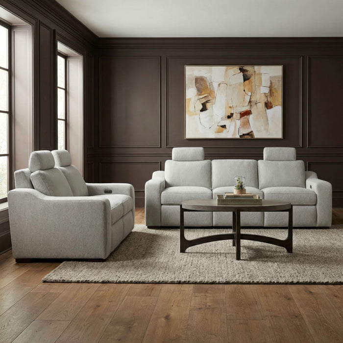 Archer - Sofa & Loveseat - Hampstead Dove – Reclining Sofas & Loveseats by Liberty Furniture at Furniture Wholesale Plus , Nashville furniture store