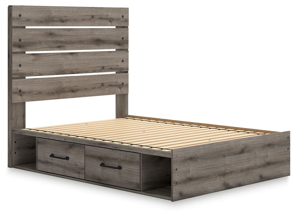 Graystorm - Panel Storage Bed – Storage Beds by Signature Design by Ashley® at Furniture Wholesale Plus , Nashville furniture store