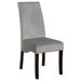Stanton - Upholstered Dining Side Chairs (Set of 2) - Gray – Chair Sets by CoasterEssence at Furniture Wholesale Plus , Nashville furniture store