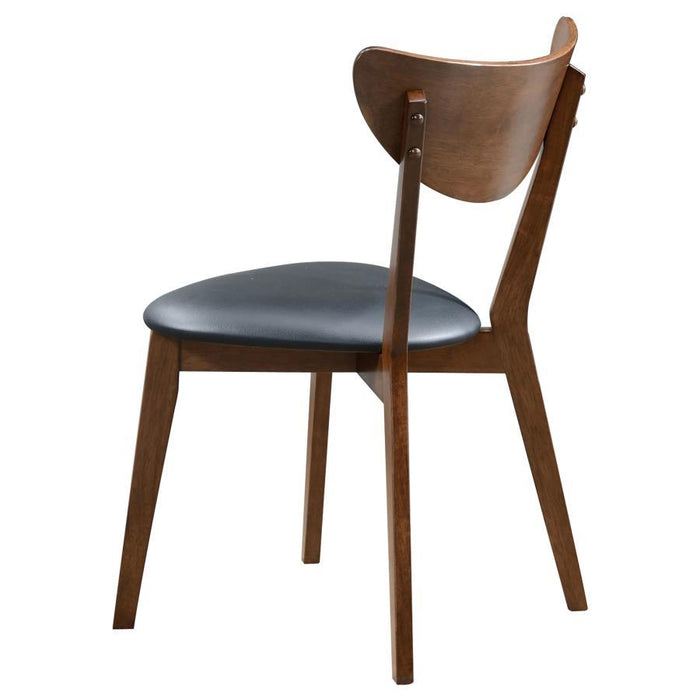 Jedda - Wood Dining Side Chair (Set of 2) - Dark Walnut And Black – Chair Sets by CoasterEveryday at Furniture Wholesale Plus , Nashville furniture store