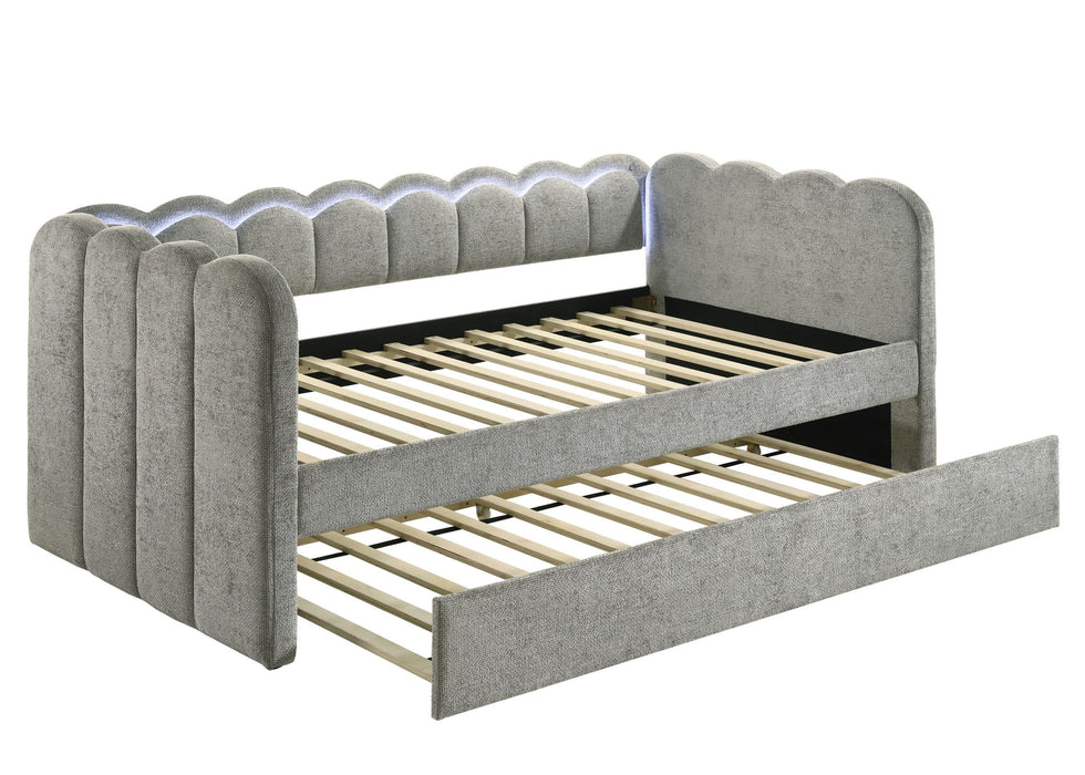 Melody - Daybed - Light Gray – Daybeds by Crown Mark at Furniture Wholesale Plus , Nashville furniture store