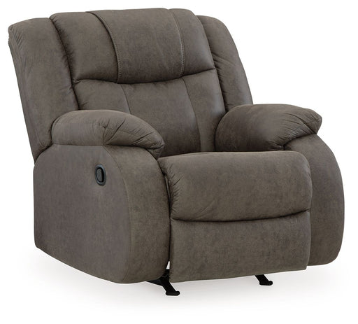 First Base - Gunmetal - Rocker Recliner - Premium Rocker Chairs from Signature Design by Ashley® - Just $488! Shop now at Furniture Wholesale Plus  We are the best furniture store in Nashville, Hendersonville, Goodlettsville, Madison, Antioch, Mount Juliet, Lebanon, Gallatin, Springfield, Murfreesboro, Franklin, Brentwood
