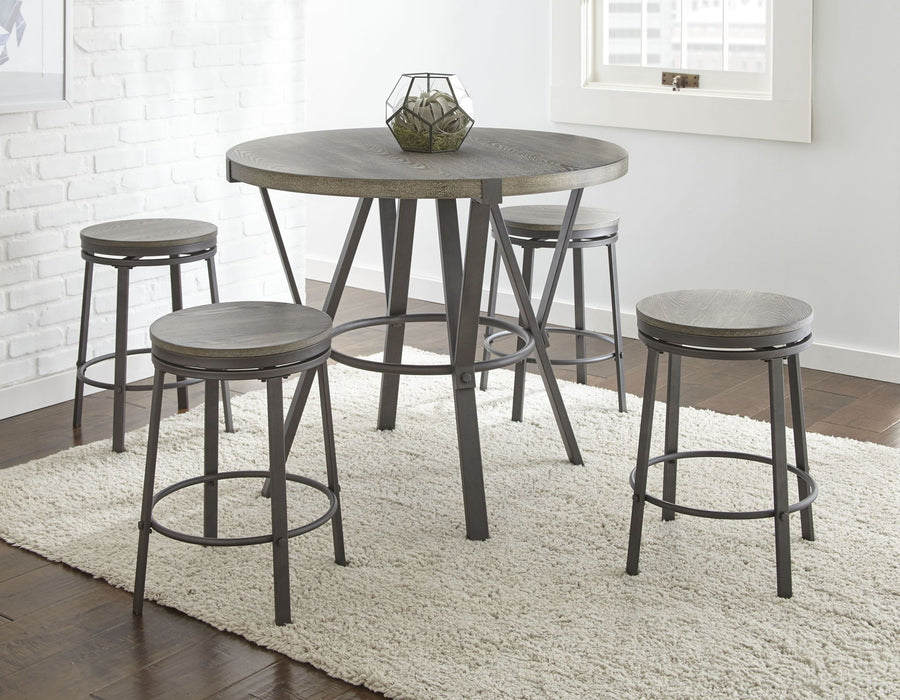 Portland - Counter Stool (Set of 2) - Dark Gray - Premium Stool Sets from Steve Silver Furniture - Just $169! Shop now at Furniture Wholesale Plus  We are the best furniture store in Nashville, Hendersonville, Goodlettsville, Madison, Antioch, Mount Juliet, Lebanon, Gallatin, Springfield, Murfreesboro, Franklin, Brentwood