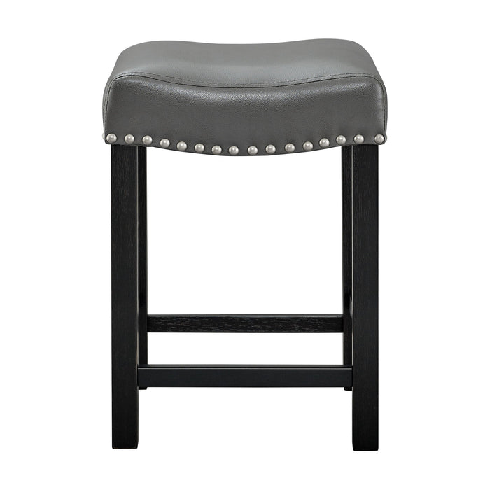 Aspen - Counter Stool (Set of 2) - Dark Gray – Stool Sets by Steve Silver Furniture at Furniture Wholesale Plus , Nashville furniture store