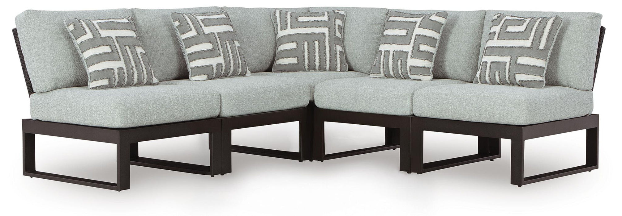 Beachloft - Outdoor Sectional – Stationary Sectionals by Signature Design by Ashley® at Furniture Wholesale Plus , Nashville furniture store