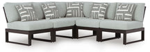Beachloft - Outdoor Sectional – Stationary Sectionals by Signature Design by Ashley® at Furniture Wholesale Plus , Nashville furniture store