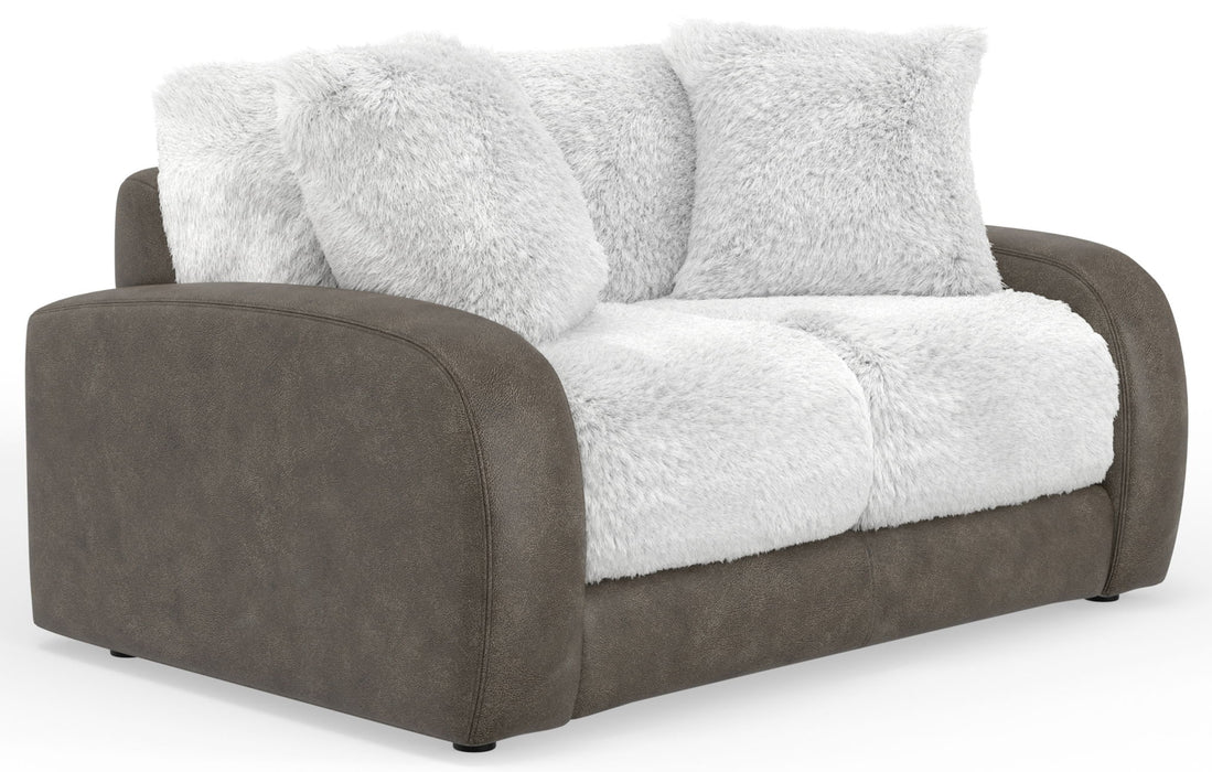 Snowball - Loveseat - Taupe – Stationary Loveseats by Jackson at Furniture Wholesale Plus , Nashville furniture store