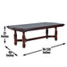 Antoinette - Dining Set – 8 + Piece Dining Room Sets by Steve Silver Furniture at Furniture Wholesale Plus , Nashville furniture store
