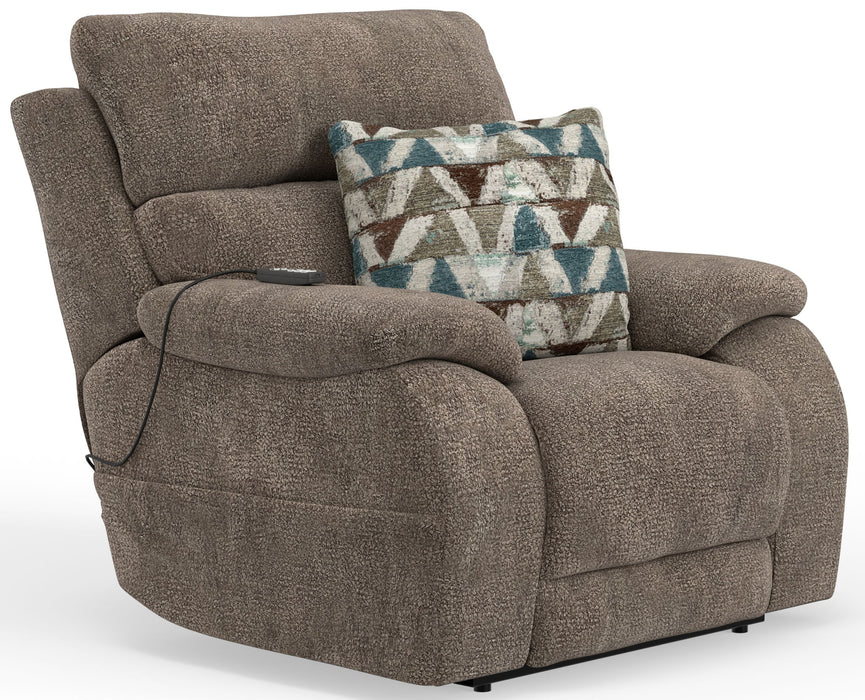 Joya - Power Lay Zero Gravity Recliner With Power Adjustable Headrest And CR3 Heat/Massage/Lumbar/ZG - Mushroom – Reclining Chairs by Catnapper at Furniture Wholesale Plus , Nashville furniture store