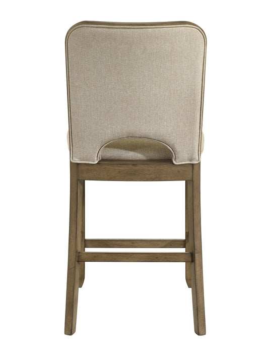 Cockrell - Counter Height Chair (Set of 2) - Light Brown / Beige – Chair Sets by Crown Mark at Furniture Wholesale Plus , Nashville furniture store
