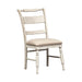 Whitney - Slat Back Side Chair - Antique Linen / Weathered Gray – Side Chairs by Liberty Furniture at Furniture Wholesale Plus , Nashville furniture store