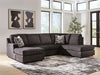 Lentiz - Sectional – Stationary Sectionals by Signature Design by Ashley® at Furniture Wholesale Plus , Nashville furniture store