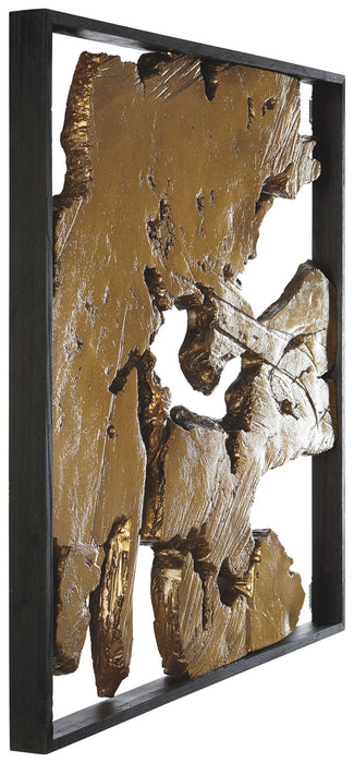 Fabiana - Wall Decor - Black / Gold Finish