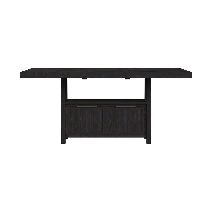 Transcend - Counter Table With Leaf - Charcoal – Counter Tables by Elements International at Furniture Wholesale Plus , Nashville furniture store