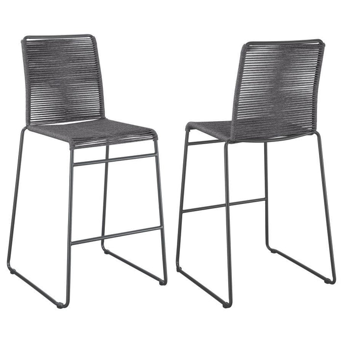 Jerome - Woven Rope Metal Chair (Set of 2) - Premium Stool Sets from CoasterEssence - Just $529! Shop now at Furniture Wholesale Plus  We are the best furniture store in Nashville, Hendersonville, Goodlettsville, Madison, Antioch, Mount Juliet, Lebanon, Gallatin, Springfield, Murfreesboro, Franklin, Brentwood