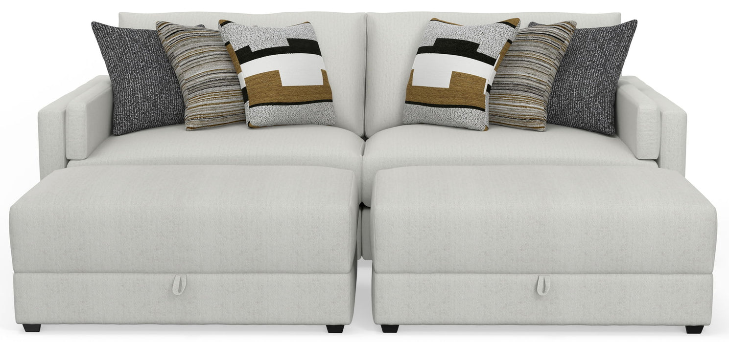 Trevor - Extra Deep Oversized Sofa With Included Storage Cocktail Ottoman – 2 Piece Living Room Sets by Jackson at Furniture Wholesale Plus , Nashville furniture store