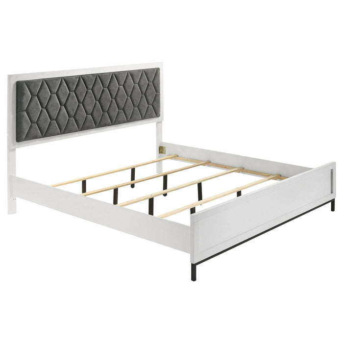 Sonora - Upholstered Panel Bed – Upholstered Beds by Coaster Fine Furniture at Furniture Wholesale Plus , Nashville furniture store