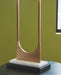 Malana - Brass Finish - Metal Table Lamp - Premium Table Lamps from Signature Design by Ashley® - Just $148! Shop now at Furniture Wholesale Plus  We are the best furniture store in Nashville, Hendersonville, Goodlettsville, Madison, Antioch, Mount Juliet, Lebanon, Gallatin, Springfield, Murfreesboro, Franklin, Brentwood