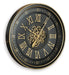 Dairton - Wall Clock - Black / Gold Finish – Wall Clocks by Signature Design by Ashley® at Furniture Wholesale Plus , Nashville furniture store