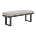 Playa - Dining Bench - Dark Gray / Beige – Benches by Elements International at Furniture Wholesale Plus , Nashville furniture store