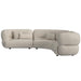 Four Seasons - Sectional Set With 6 Pillows - Camel – Stationary Sectionals by Elements International at Furniture Wholesale Plus , Nashville furniture store