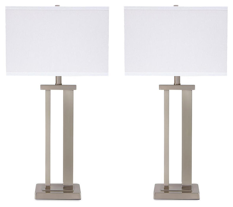 Aniela - Metal Table Lamp Set – Table Lamps by Signature Design by Ashley® at Furniture Wholesale Plus , Nashville furniture store