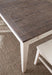 Cayla - Table - Dark Oak & White – Dining Tables by Steve Silver Furniture at Furniture Wholesale Plus , Nashville furniture store