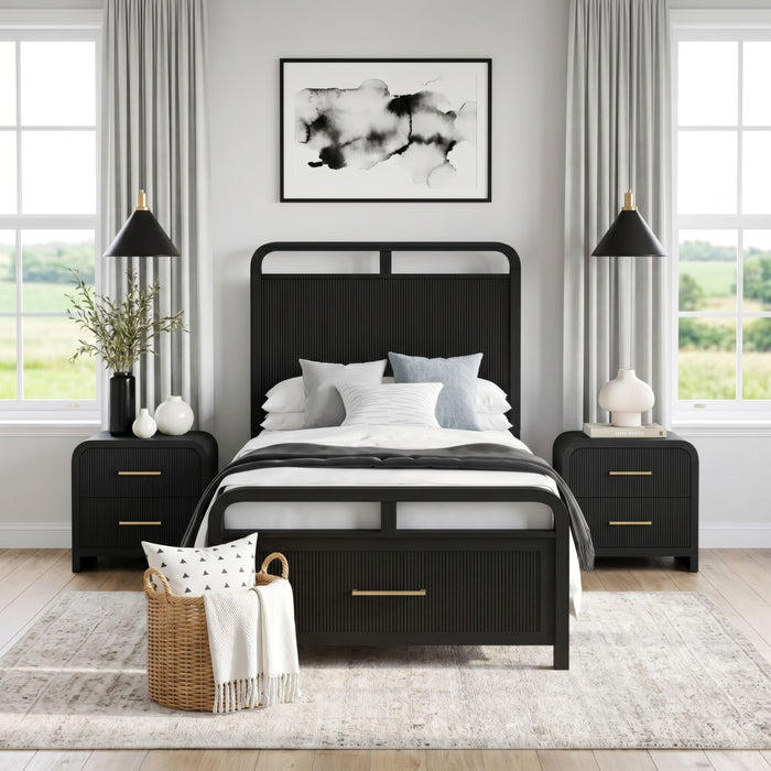 Ridgemont - Storage Bedroom Set – 3 Piece Bedroom Sets by Elements International at Furniture Wholesale Plus , Nashville furniture store