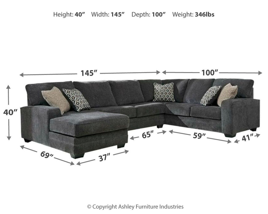 Tracling - Sectional – Stationary Sectionals by Benchcraft® at Furniture Wholesale Plus , Nashville furniture store