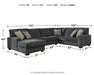 Tracling - Sectional – Stationary Sectionals by Benchcraft® at Furniture Wholesale Plus , Nashville furniture store