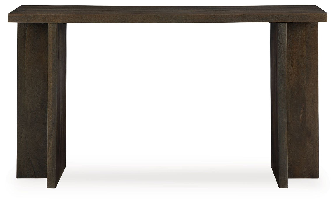 Jalenry - Console Sofa Table - Grayish Brown – Console Tables by Signature Design by Ashley® at Furniture Wholesale Plus , Nashville furniture store