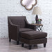 Erica - Ottoman – Upholstered Ottomans by Elements International at Furniture Wholesale Plus , Nashville furniture store