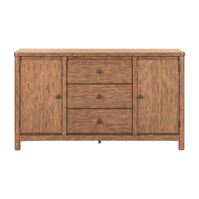 Harmony - Server - Brownstone – Servers by Liberty Furniture at Furniture Wholesale Plus , Nashville furniture store