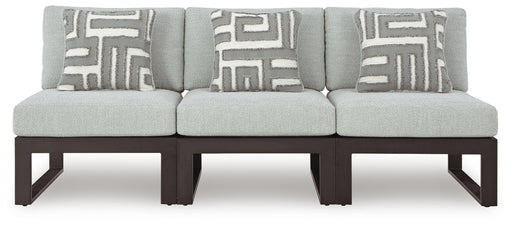 Beachloft - 3-Piece Outdoor Sectional - Black / Gray – Stationary Sectionals by Signature Design by Ashley® at Furniture Wholesale Plus , Nashville furniture store