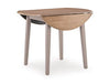 Harperfeld - Round Dining Room Drop Leaf Table - Natural / Gray – Dining Tables by Signature Design by Ashley® at Furniture Wholesale Plus , Nashville furniture store